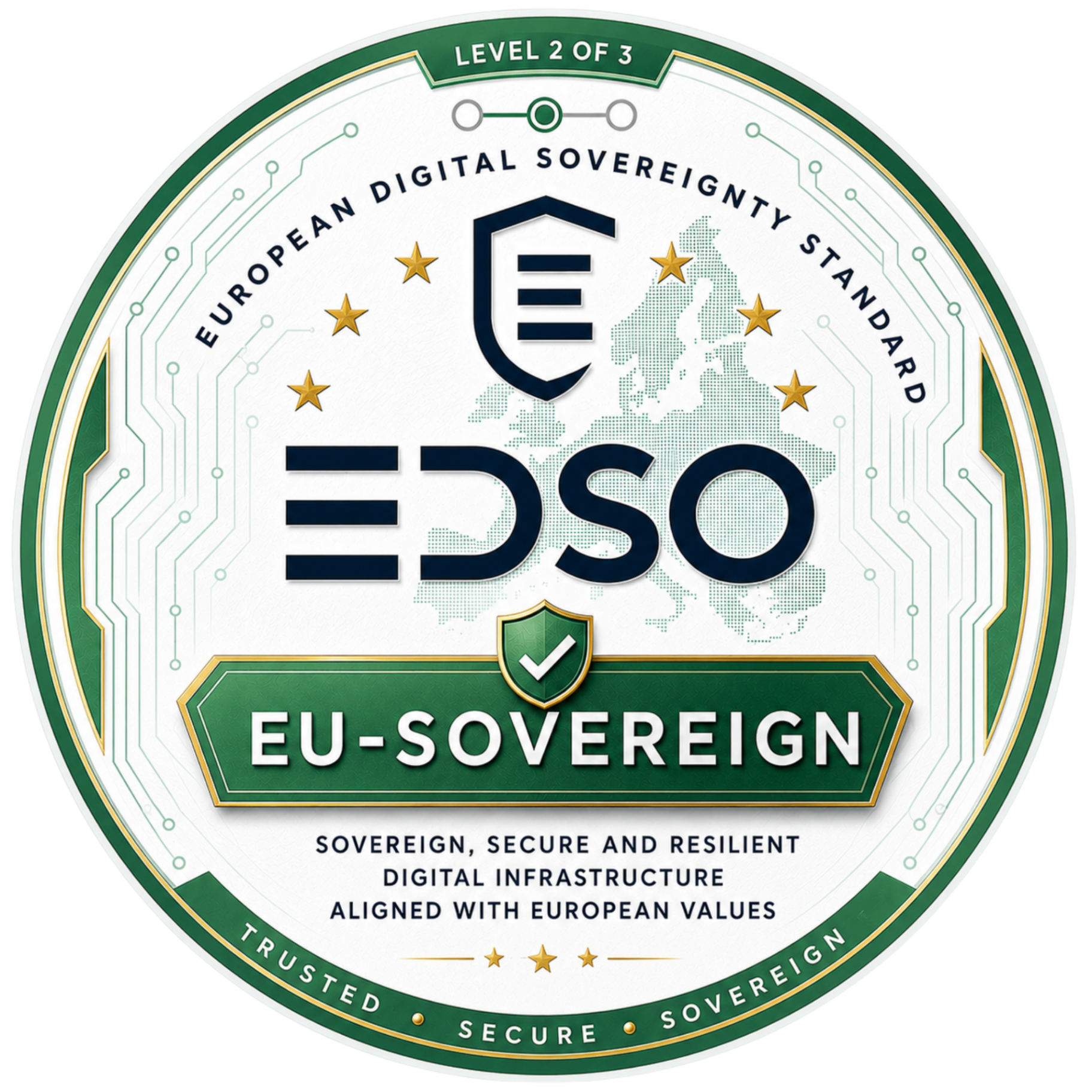 EDSO L3 EU-SOVEREIGN Badge